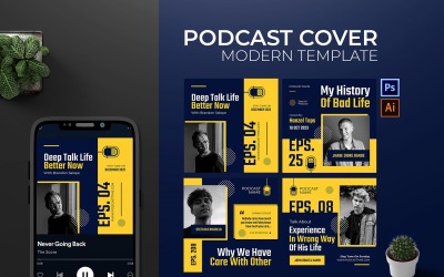 Hard Life Podcast Kapak Şablonu