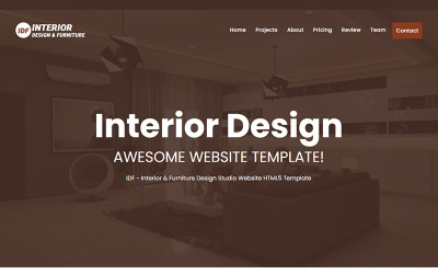 IDF - Interior Design Studio webhelysablon