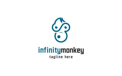 Infinity Monkey Logo Vorlage