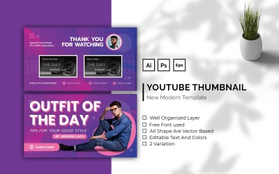 Outfit Fashion Youtube Thumbnail