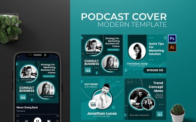 Wskazówki marketingowe Okładka podcastu