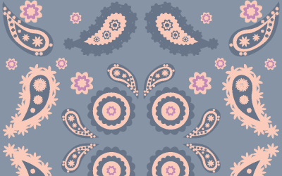 Floral Pattern Paisley Style N
