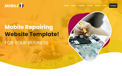 Mobile Repairing Website Template