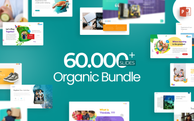 60.000+ Modèles PowerPoint de bundle organique