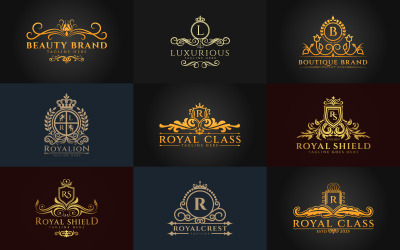 9 logotipo de estilo vintage para su inspiración