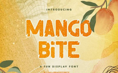 Mango Bite Fun Wyświetlacz Czcionka