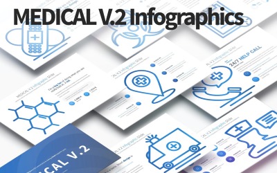 MEDICAL V.2 – слайди інфографіки PowerPoint