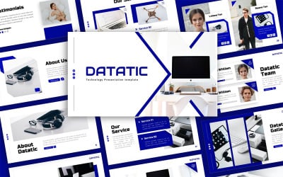 Modèle de présentation de la technologie Datatic