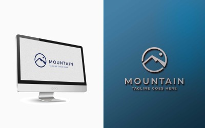 Mountain Travel Logo Vorlage