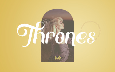 Thrones - Klassiskt typsnitt
