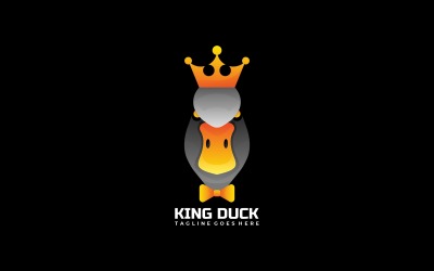King Duck Gradient Logo Style
