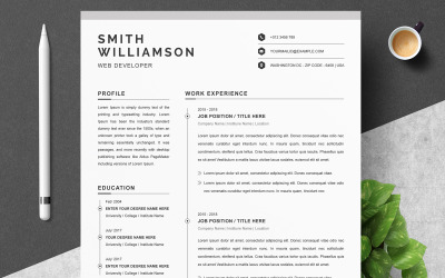 Smith Williamson / Šablona životopisu