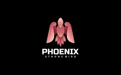 Vector Phoenix Kleurverloop Logo