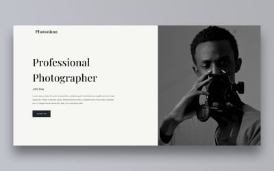 Photonium - WordPress тема для портфолио фотографа