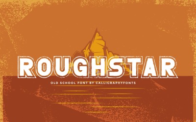 Roughstar Old School Czcionka