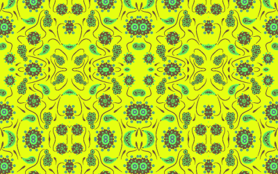 Floral Pattern Paisley Style HF
