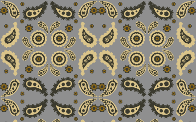Floral Pattern Paisley Style M