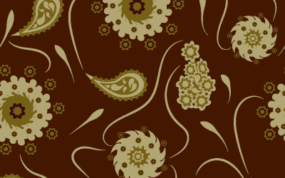 Floral Pattern Paisley Style NB