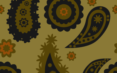 Floral Pattern Paisley Style V
