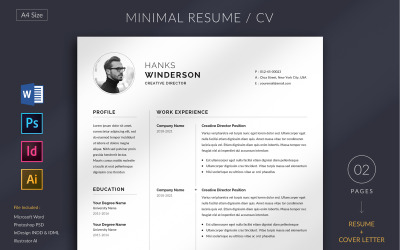 Hanks Winderson Resume Template