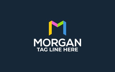 M Letter Logo Deign Template