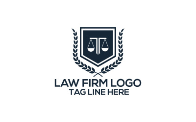 Modello di progettazione del logo dello studio legale