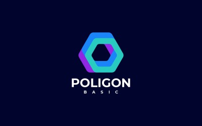 Polygon Basic Einfaches Logo
