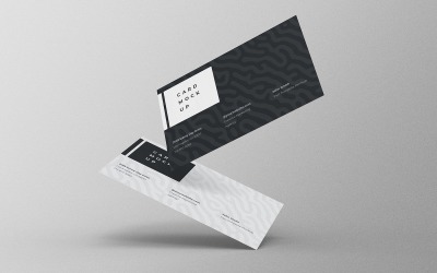 Шаблон макету продукту візитної картки