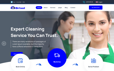 Brixal-Temizlik Hizmeti HTML5 Şablonu