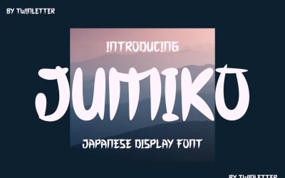 JUMIKO finto carattere giapponese