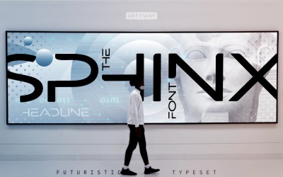 Sphinx futuristisch gezet