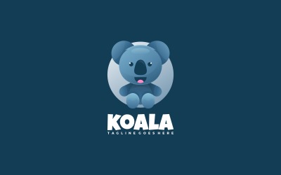 Style de logo dégradé Koala