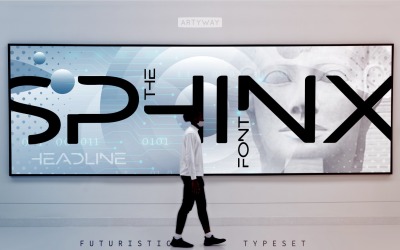 Szfinx futurisztikus betűkészlet
