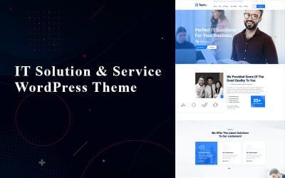 Techx - Thème WordPress pour solutions et services informatiques