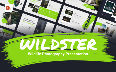 Wildster Creative Wild Photography Modèles des présentations PowerPoint