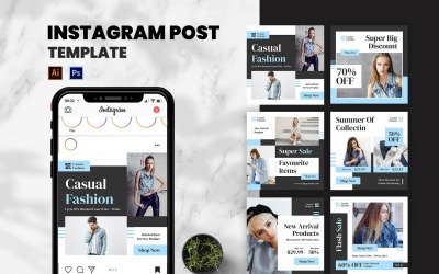 Casual Fashion Instagram Post
