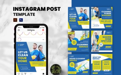 Cleaning Service Instagram Post