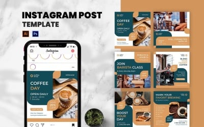 Coffee Shop Instagram Post Template