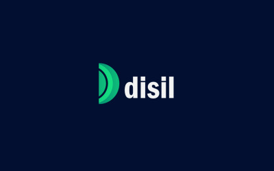 Diseño de logotipo moderno letra D