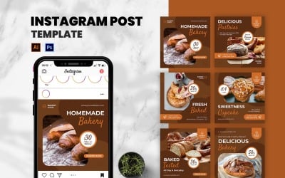 Homemade Bakery Instagram Post