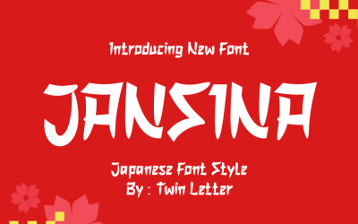 JANSINA 仿日文字体