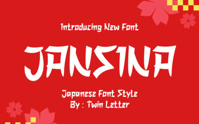 JANSINA Faux Japanese Font