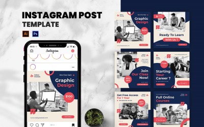 Online Courses Instagram Post