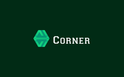 Corner C Logo design template