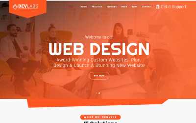 Devlabs - IT Solutions & IT Startup Website Template