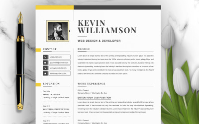 Kevin Williamson / Modèle de CV