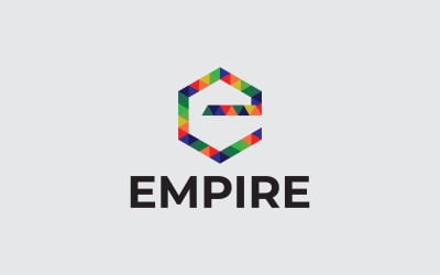 Empire E  Letter Logo Design Template