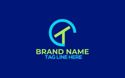 GT Letter Logo Design Template