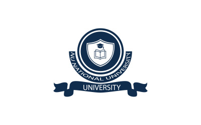 Modèle de conception de logo d&amp;#39;éducation ou d&amp;#39;école