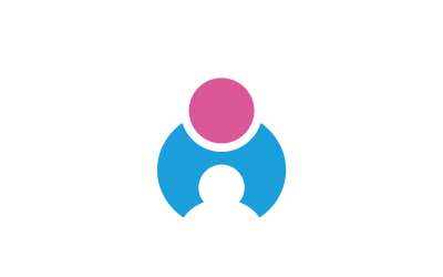 Modèle de logo vectoriel de garde d&amp;#39;enfants